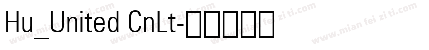 Hu_United CnLt字体转换